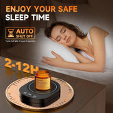 Fast Heating Mug Warmer, LED Display 3 Temperature Settings & 2-12H Timer Candle Wax Warmer, Smart Safety Auto Shut-Off Coffee Cup Warmer Heater Plate for Chocolate Coffee Tea Milk Candle, Black