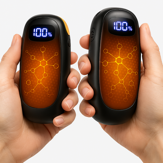 Hand Warmers Rechargeable 2 Pack - Electric Dual-Sided Heating Hand Warmers